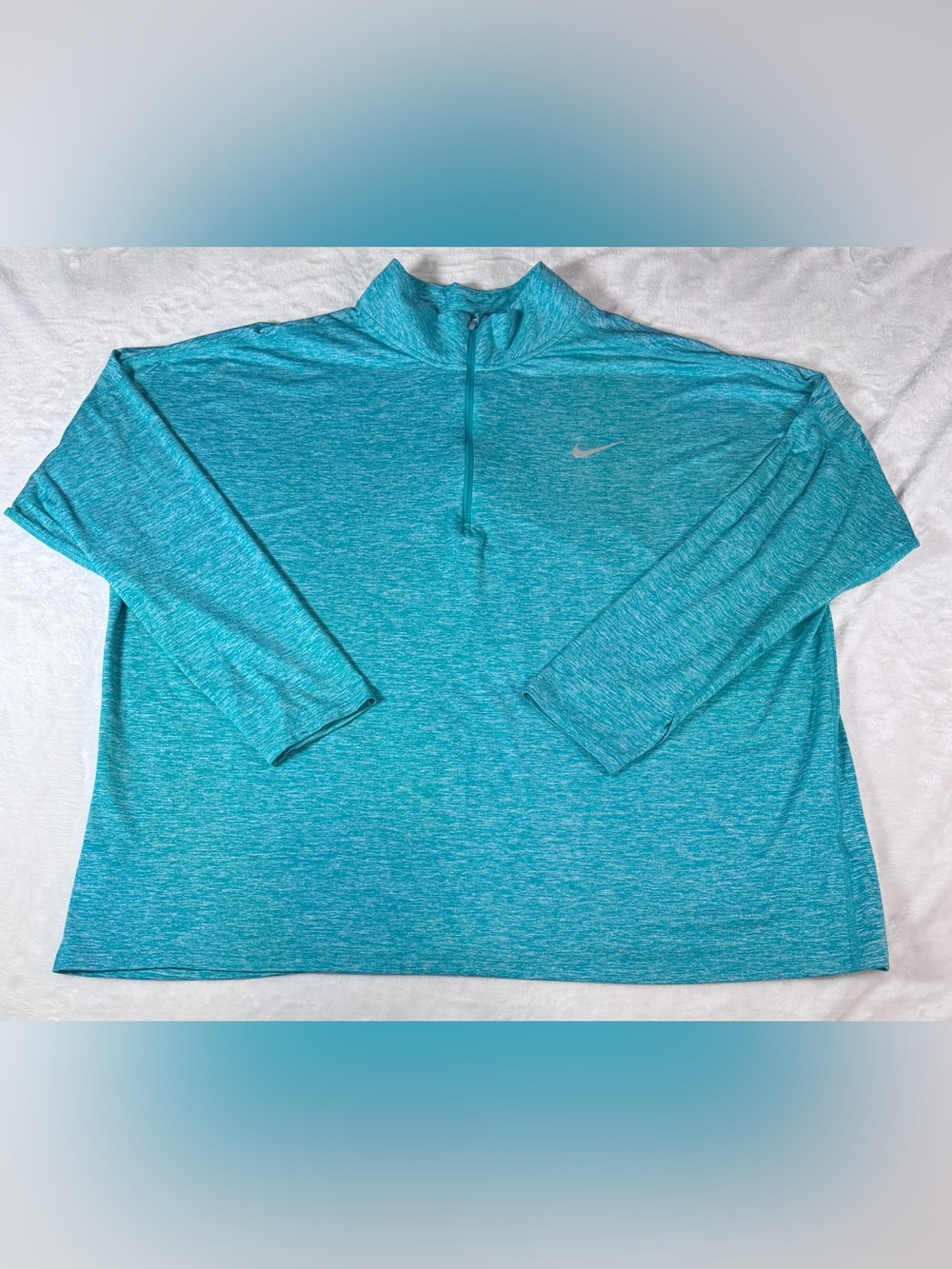 Nike Dri-FIT Men’s 3XL Blue 1/4 Zip Running Pullover Long Sleeve